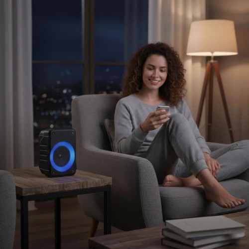 Портативна колонка музична, Bluetooth, 4, RGB LED, Wsieir WS-1109 Портативна колонка музична, Bluetooth, 4, RGB LED, Wsieir WS-1109
