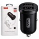 Автомобильное зарядное устройство 2 USB, 2.1 A, XO CC18, Черный