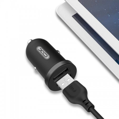 Автомобільний зарядний пристрій 2 USB, 2.1 A, XO CC18, Чорний Автомобільний зарядний пристрій 2 USB, 2.1 A, XO CC18, Чорний