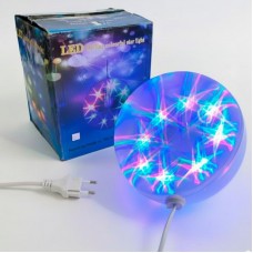 Прозора LED-куля 62 см від мережі VEN 1-75 Ceiling colourful star, RGB