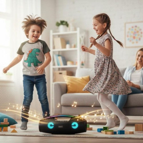 Портативна Bluetooth колонка з мікрофоном, від USB, 20 Вт, B100 Портативна Bluetooth колонка з мікрофоном, від USB, 20 Вт, B100
