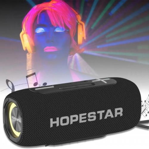 Колонка портативна Bluetooth, від USB, 10 Вт, Hopestar P32, Чорний