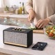 Колонка Bluetooth деревянная портативная 1500 мАч, FM радио, TWS, M28, Черный