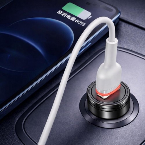 Автомобільний зарядний пристрій QC3.0 18W, XO CC39 + кабель USB-microUSB Автомобільний зарядний пристрій QC3.0 18W, XO CC39 + кабель USB-microUSB