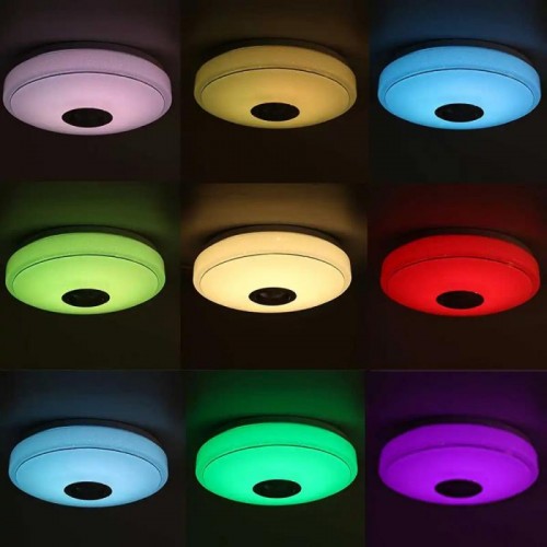 Стельовий світильник 26см, з Bluetooth + пульт, RGB Стельовий світильник 26см, з Bluetooth + пульт, RGB