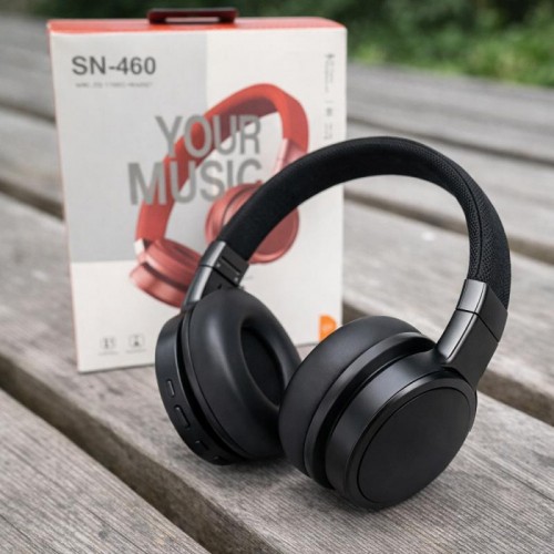 Навушники Bluetooth накладні з шумозаглушенням TF карта 40мм динаміки SN-460