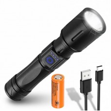Ручний ліхтар + акумулятор, від USB, Flashlight