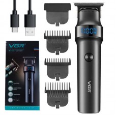 Машинка для стрижки волосся + 4 насадки, від USB, VGR V-987
