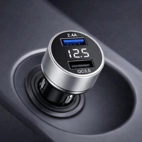 Автомобільний зарядний пристрій 2 USB, 2,4 A, QC3,0, HQC1 Автомобільний зарядний пристрій 2 USB, 2,4 A, QC3,0, HQC1