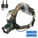 Налобний ліхтар з червоним світлом + 2 акумулятори, ZOOM, microUSB, 2188-XPE(Red)
