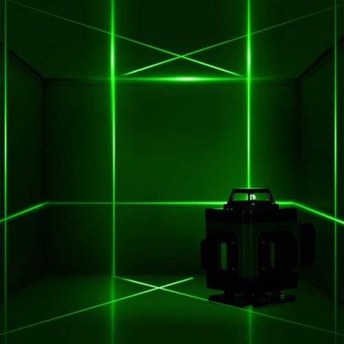 Лазерный уровень 3D в кейсе + 2 АКБ, пульт Лазерный уровень 3D в кейсе + 2 АКБ, пульт