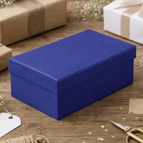 Подарункова коробка прямокутна (11,5 x7,5x5,5см), Синій
