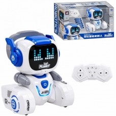 Интерактивный робот на пульте управления, от USB, Robby А101, Синий