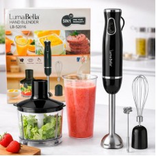 Занурювальний блендер Luma Bella LB-52016 5в1 800Вт з чоппером