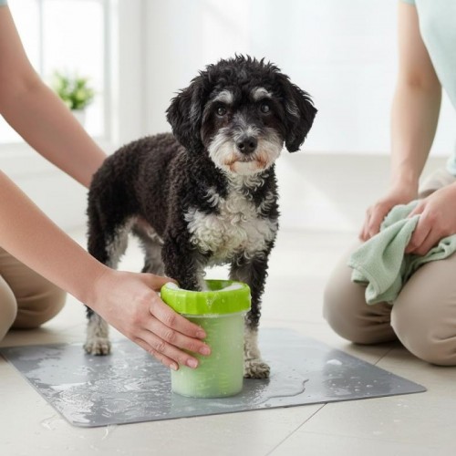 Лапомийка для собак 15х11х6,5 см, Lapomover Soft Gentle bol Лапомийка для собак 15х11х6,5 см, Lapomover Soft Gentle bol