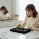 Бархатный органайзер для украшений 21x12,5x2,5 см, Черный