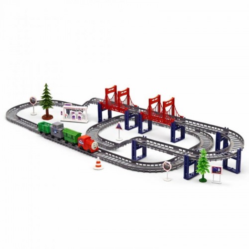 Игровой рождественский поезд от батареек, 9263-3C
