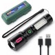Ручний ліхтарик акумуляторний з функцією Zoom, Type-C, BL 6613