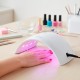 Сенсорна портативна UV LED лампа для нігтів від USB 24Вт Sun 9C FD88-3