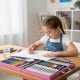 Дитячий набір для малювання 72 предмети + кейс, Art Set, Рожевий
