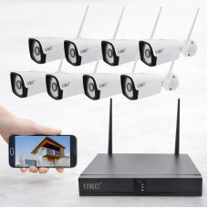 Комплект видеонаблюдения на 8 камер 8Мп, Wi-Fi, DVR KIT 6678