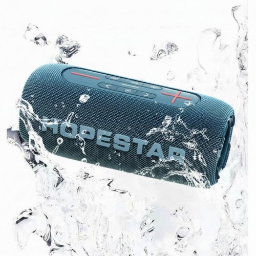 Колонка портативная Bluetooth, от USB, 10 Вт, Hopestar P32, Голубой
