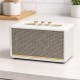 Колонка Bluetooth деревянная портативная 1500 мАч, FM радио, TWS M28, Белый