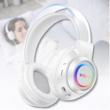 Бездротові навушники Bluetooth від USB, 400 мАч,  BT600, Білий