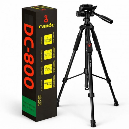 Телефонный штатив 55-160см с пультом для камеры и смартфона с 3D головкой Candc DC-800