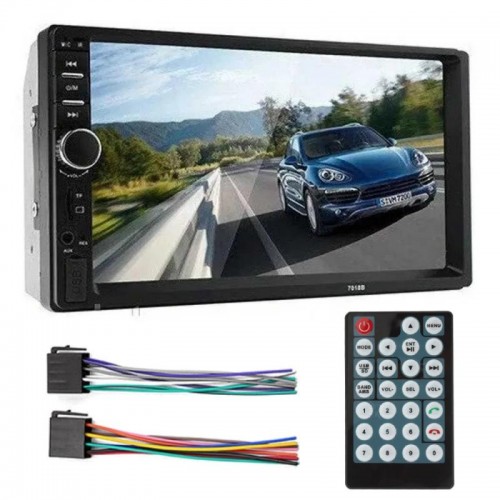 Автомагнітола 2DIN, 7012B, з Bluetooth та пультом ДУ