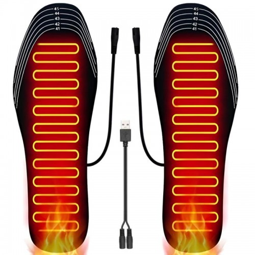 Устілки з підігрівом від USB, до 50°C, розмір 41-45