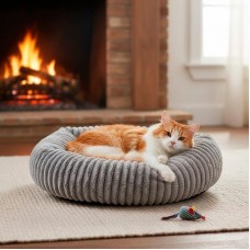 Ліжанка для собак та кішок Pet Choice 35×30 см, сіра