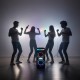 Портативна колонка з підсвіткою, Bluetooth + радіомікрофон з пультом, USB, TF, XO F70