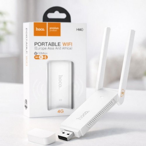 Портативний маршрутизатор WiFi  150Mbps (Micro SIM) HOCO HI40