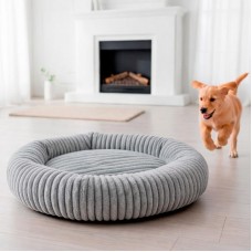 М'яка лежанка для собак та кішок 55×50 см, Pet Choice, Сірий