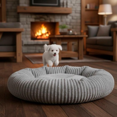 М'яка лежанка для собак та кішок 55×50 см, Pet Choice, Сірий М'яка лежанка для собак та кішок 55×50 см, Pet Choice, Сірий