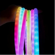 Світлодіодна розумна стрічка шланг 2м, RGB, + пульт