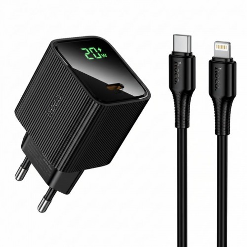 Зарядное устройство от PD20W 1xType-C+кабель Type-C to Lightning, Hoco CS82A