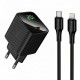 Зарядное устройство от PD20W 1xType-C+кабель Type-C to Lightning, Hoco CS82A