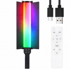 RGB лампа відеосвіт LS-188 60см з пультом і USB живленням