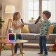 Бездротова колонка-караоке + 2 мікрофони, Bluetooth, від USB, K12, Чорний