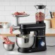 Кухонний комбайн 5в1+ 9 насадок, 1400 Вт, 10 л, Domotec R-6676B