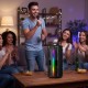 Портативна колонка з мікрофоном, Bluetooth, 20 Вт, 8.5”, RGB LED + пульт, TTD-2806