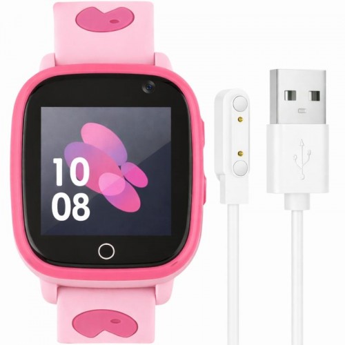 Детские смарт часы с MicroSIM и 2G, HOCO Y100, Розовые