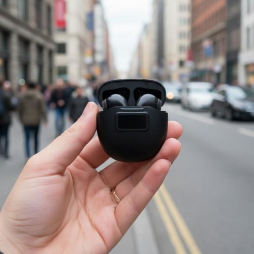 Бездротові навушники Bluetooth, 230 mAh, дисплей, USB, Double Z32 Бездротові навушники Bluetooth, 230 mAh, дисплей, USB, Double Z32