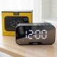 Bluetooth колонка-годинник з FM радіо будильником 3Вт 1400mAh, K10, Чорний
