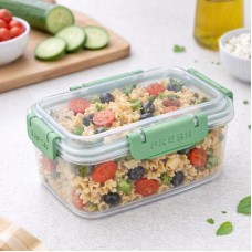 Герметичний пищевий контейнер Fresh 0,65л з клипсами для зберігання