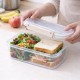Герметичний харчовий контейнер Fresh 1,2 л з кліпсами 20х13х8см FRESH