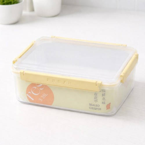 Герметичний харчовий контейнер Fresh 2,1 л з кліпсами 18,5х11,5х10,8см FRESH