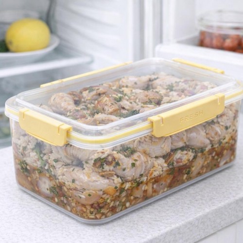 Герметичний харчовий контейнер Fresh 3,35 л з кліпсами 24,5х18х8см FRESH Герметичний харчовий контейнер Fresh 3,35 л з кліпсами 24,5х18х8см FRESH